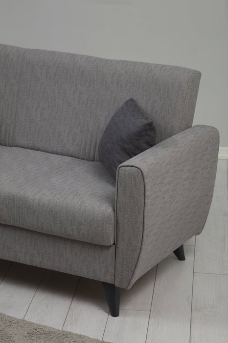 Atelier Del Sofa Zaden - Sofá-cama de 2 plazas Gris claro Atelier Del Sofa Zaden - Sofá-cama de 2 plazas Gris claro